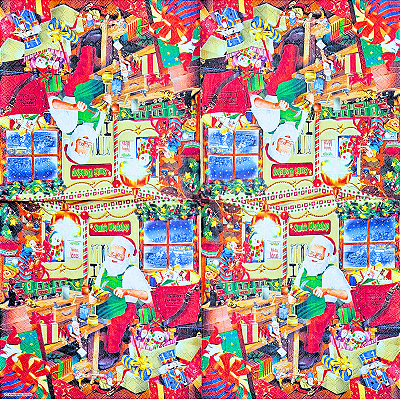 Guardanapo para Decoupage 33x33 Tema Natal Modelo 41