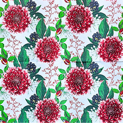 Guardanapo para Decoupage 33x33 Flores Dália