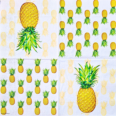 Guardanapo para Decoupage 33x33 Abacaxi