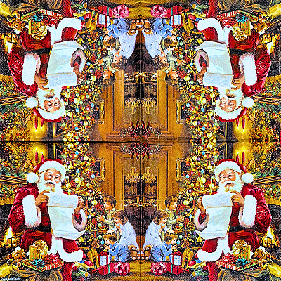 Guardanapo para Decoupage 33x33 Tema Natal Modelo 42