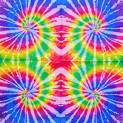 Guardanapo para Decoupage 33x33 Tie Dye