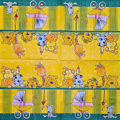 Guardanapo para Decoupage 33x33 A Chegada do Bebê
