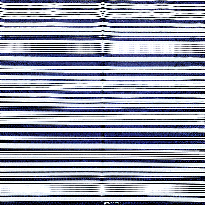 Guardanapo para Decoupage 33x33 Listras Azul e Branco