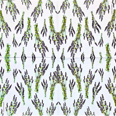 Guardanapo para Decoupage 33x33 Buquês de Lavandas