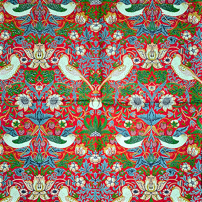 Guardanapo para Decoupage 33x33 Pássaros da Finlândia Fundo Terracota