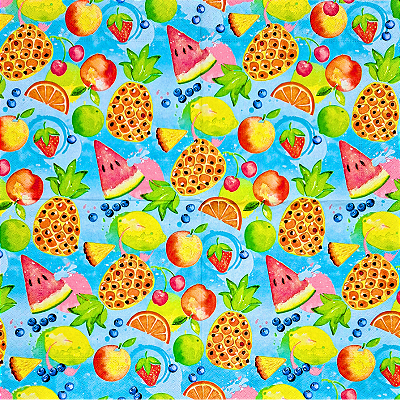 Guardanapo para Decoupage 33x33 Mix de Frutas