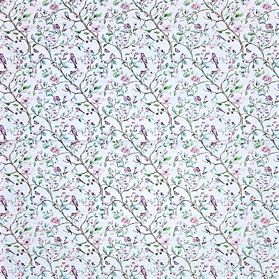 Guardanapo para Decoupage 33x33 Pássaros e Flores Lilás