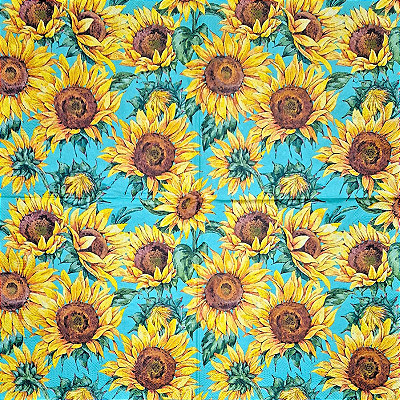 Guardanapo para Decoupage 33x33 Campo de Girassóis