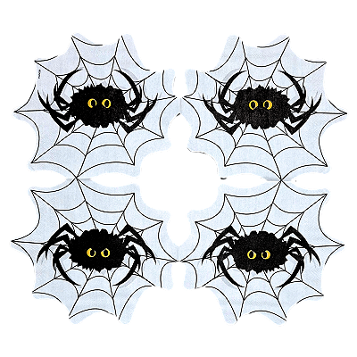 Guardanapo para Decoupage 32x32 Halloween Aranha na Teia