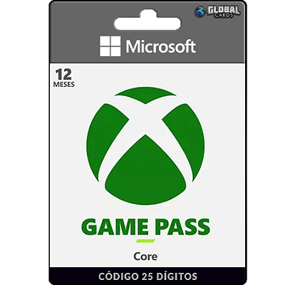 Assinatura Game Pass Core 12 meses