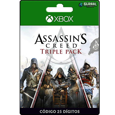 ASSASSIN'S CREED TRIPLE PACK: BLACK FLAG, UNITY, SYNDICATE ARG