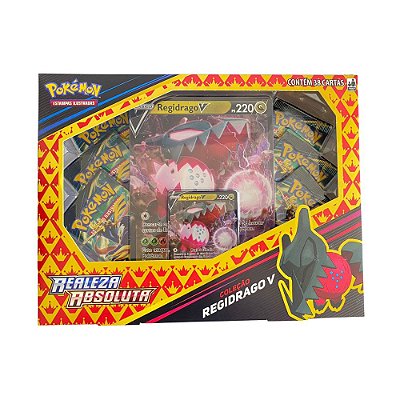 Box Pokémon Regieleki V Realeza Absoluta Cartas Copag Jogo