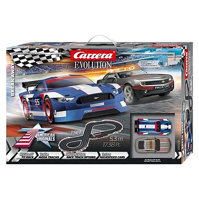 Autorama Carrera EVO - Pista elétrica 5,3 metros - Camaro x Mustang