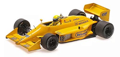 Miniatura Formula 1 Ayrton Senna - F1 Lotus 99t Monaco GP