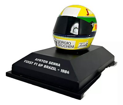 Miniatura Capacete Ayrton Senna 1984 - 1/8 - Minichamps