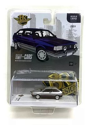Miniatura Vw Gol Gts 1988 Brazilian Street Cars 1/64 Prata