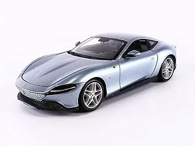 Miniatura Ferrari Roma prata 1/24 - Bburago