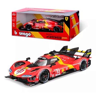 Miniatura carro Ferrari 499 P 24hr Le Mans - 1/18