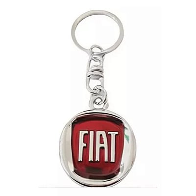 Chaveiro Automotivo Em Aço Inox - Fiat