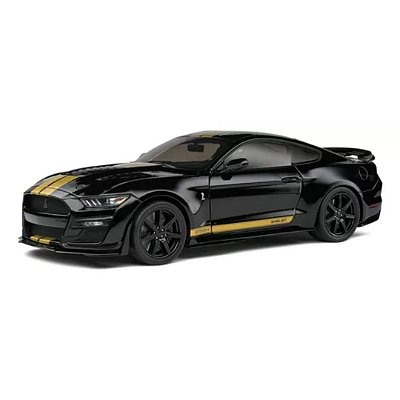 Miniatura Ford Mustang Shelby GT500-H 2023 Preto 1/18 - Solido