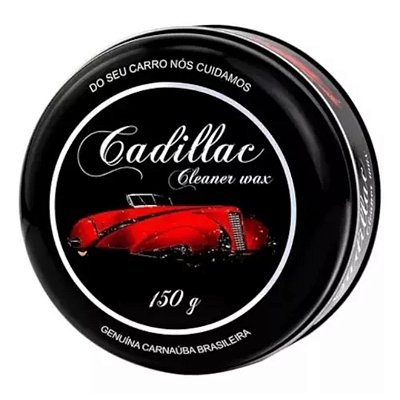 Cera Carnaúba Cleaner Wax Alta Proteção Brilho 150g - cadillac