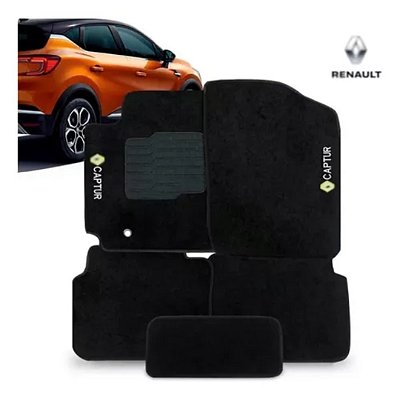Tapete Automotivo 5 Peças - Renault Captur  2017 ...