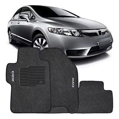 Tapete Automotivo 3 Peças - Honda New Civic