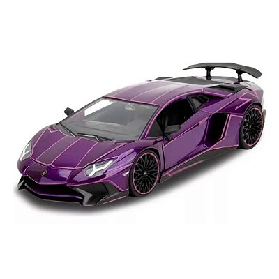 Miniatura Carro Lamborghini Aventador Sv - Pink Slips - Jada