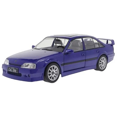 Miniatura Carro Chevrolet Omega Azul Cd 1991 - 1/24