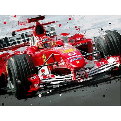 Quadro Michael Schumacher 2004 Heptacampeão - Edicao limitada