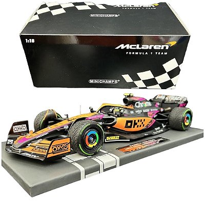 Miniatura McLaren F1 Team MCL36 – Lando Norris – Singapura GP 2022 1/18