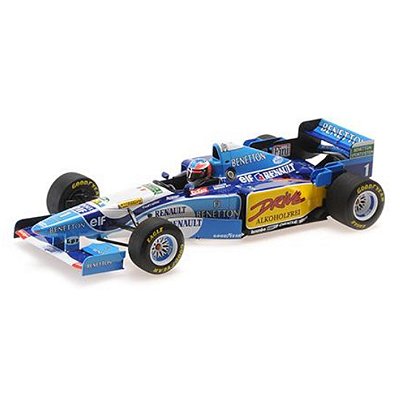 Miniatura Michael Schumacher Benetton Renault B195 - Vencedor França GP 1/18