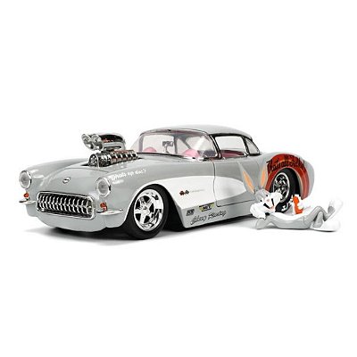 Chevrolet Corvete - Looney Tunes - Perna Longa com Boneco - 1/24