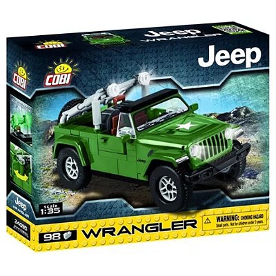Miniatura Jeep Wrangler Militar - Cobi 98 Peças - 1/35