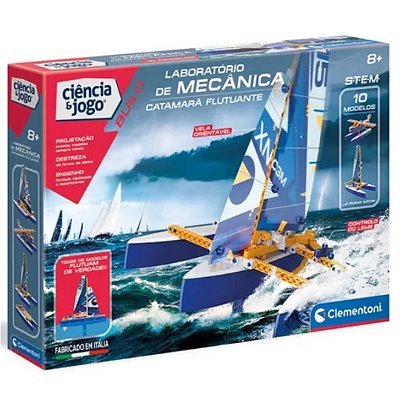 Laboratório Mecânica Barco Catamarã Ciência E Jogo - Fun