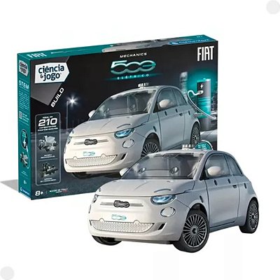 Mechanics - Miniatura Fiat 500 Elétrico - Ciência E Jogo
