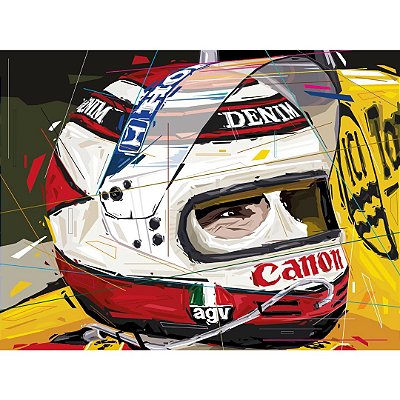 Quadro Nelson Piquet Tricampeão 1987 - Limited Edition