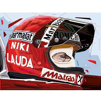 Quadro Niki Lauda - Limited Edition