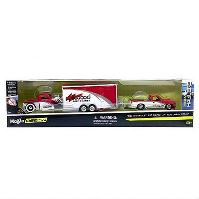Maisto 1:64 Diecast Design Team Hauler 454 Ss + Chev PickUp