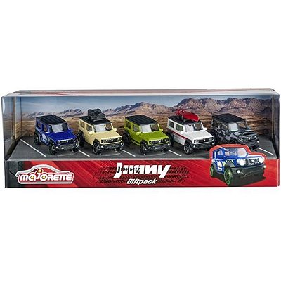 Giftpack Majorette Suzuki Jimmy 5 Carros 1/64