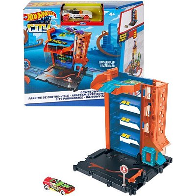 Pista Hot Wheels - City Garagem - Estacionamento Mattel