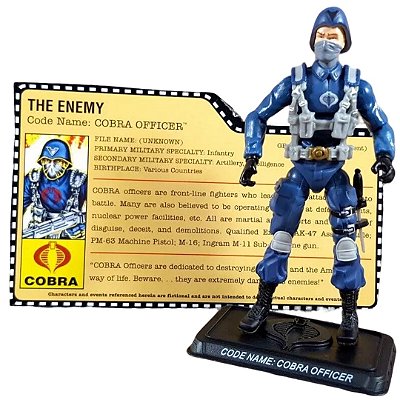 Gijoe 25th Anniversary Action Cobra Officer - The Enemy