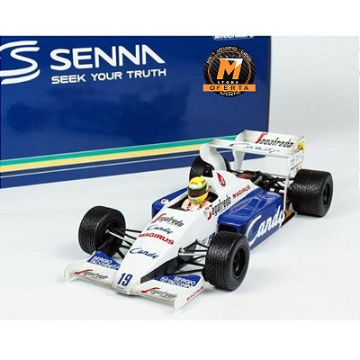 Miniatura F1 Senna Toleman 1984 - Gp Monaco 1/18 Tg184