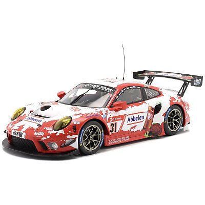 Miniatura carro Porsche 911 GT3 R 24 Nuburgring 2020 1/18