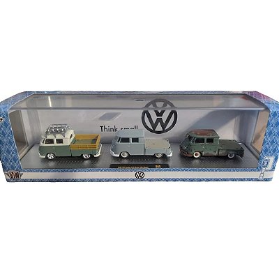 Conjunto Volkswagen Double Cab Truck USA model 1/64