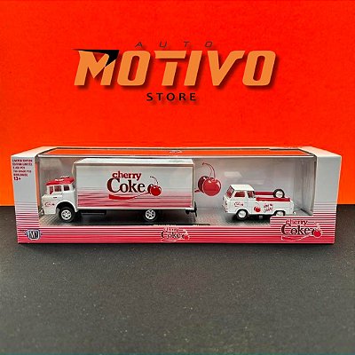 Conjunto Ford C-950 Truck+Ford Econoline Truck Coke edition 1/64