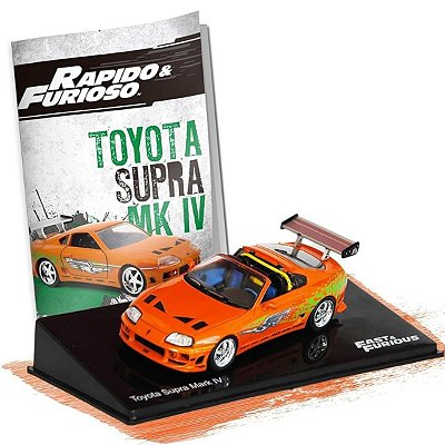 Miniatura Carro Velozes E Furiosos Brian Toyota Supra - 1/43