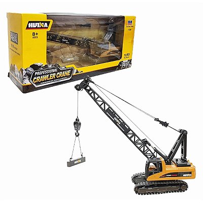 Miniatura Guindaste de construção Diecast - 1/50