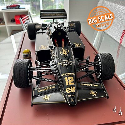 Miniatura Formula 1 Ayrton Senna Lotus 97T 1985 - 1/8