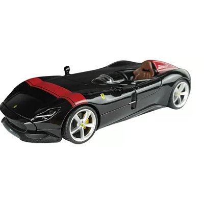 Miniatura carro ferrari Monza SP1 preta - 1/24
